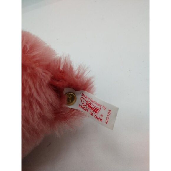 Steiff Teddy Bear Club Edition 1999/2000 Pink & Tan Jointed Plush - Picture 4 of 10